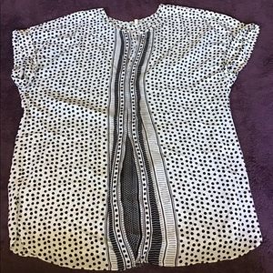 Max Studio polka dot blouse